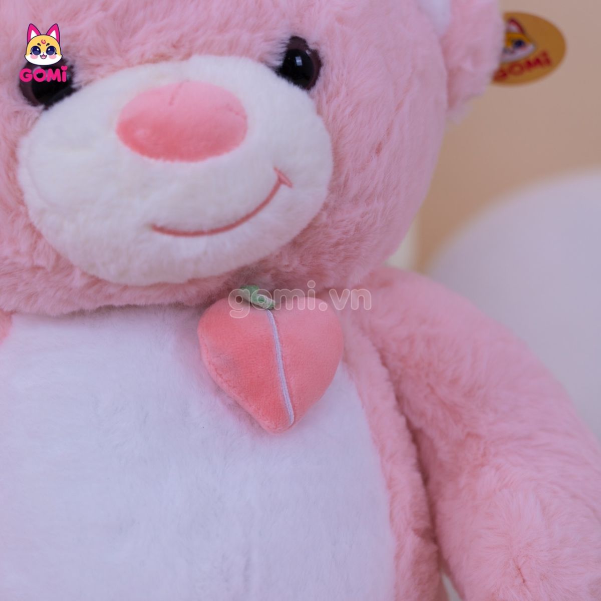 Gấu Bông Teddy Ngực Quả Dâu