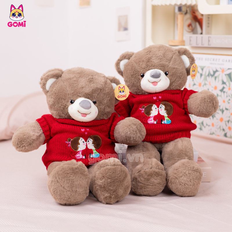 Gấu Bông Teddy Len Kiss Lông Trơn