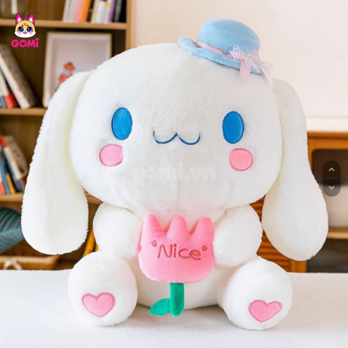 Gấu Bông Cinnamoroll Ôm Hoa Nice