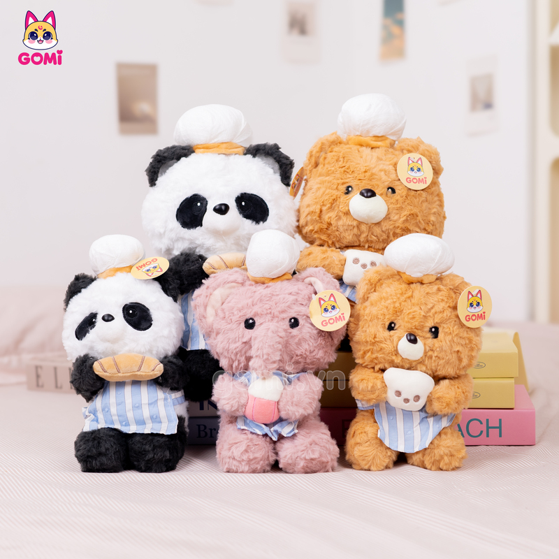 Gấu Bông Bộ Thú Đầu Bếp